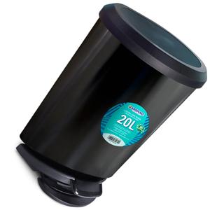 LIXEIRA PLAST 20L C/ PEDAL PR ARQ