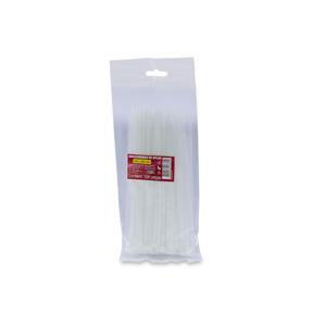 ABRACADEIRA DE NYLON 3,6X200MM C/ 100 UN BRANCA