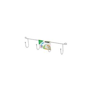 CABIDE PORTA TOALHA CROM 04 GANCHOS