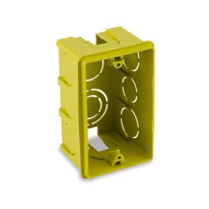 CAIXA DE LUZ 4X2 RETANGULAR AMARELA