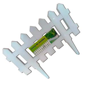 CERCA P/JARDIM PLST 40CM*19CM BR KIT 03PCS