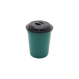 CESTO FECHADO 95L C/TAMPA INPLAST