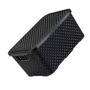 *CESTO RATTAN C/TAMPA RETANG PLST GD PR PLASBRINK