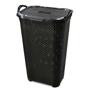 CESTO RATTAN RETANG PLST C/TP BASCULADA ARQPLAST
