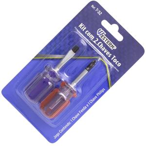 CHAVE FENDA TOCO JOGO 2PCS WESTERN