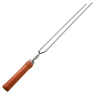 ESPETO CHURRASCO DUPLO ESTANHADO 55CM