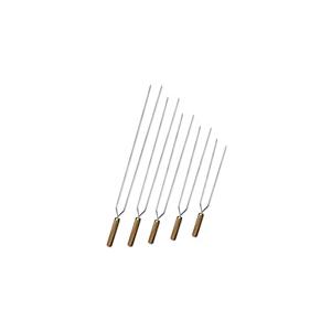 ESPETO CHURRASCO DUPLO ESTANHADO 75CM