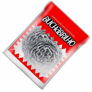 ESPONJA INOX LIMPA TUDO BUCHABRILHO