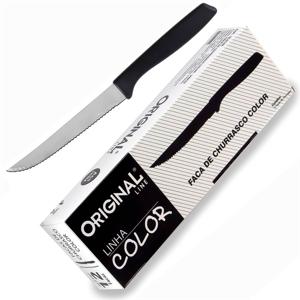 FACA CHURRASCO INOX COLOR PR ORIGINAL