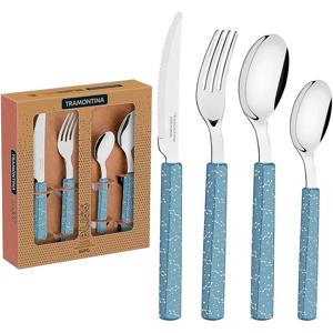 FAQUEIRO INOX BLISS C/CB PLST AZ ACIN 16PCS
