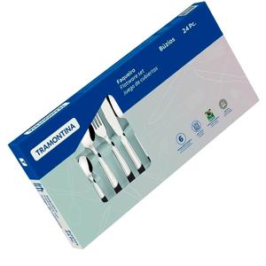 FAQUEIRO INOX BUZIUS 24 PCS TRAMONTINA