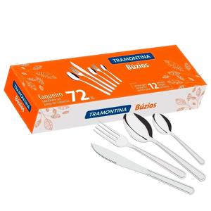 FAQUEIRO INOX BUZIUS 72PCS TRAMONTINA