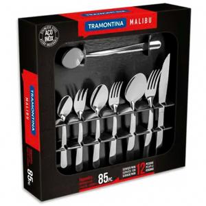 FAQUEIRO INOX MALIBU 85PCS TRAMONTINA