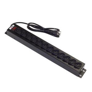 FILTRO DE LINHA REGUA EXTEN 10A 1,5M 12 TOMADAS PR