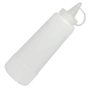 FRASCO MAIONESE PLST 400ML C/TAMPA TRANSP