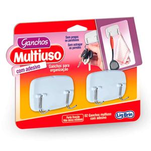 GANCHOS MULTIUSO PLST PQ C/02 PLASBRINK