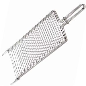 GRELHA CHURRASCO DUPLA CONCAVA 03 82,5CM*24CM