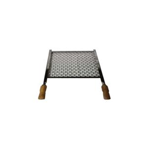 GRELHA CHURRASCO INOX 60CM*40CM