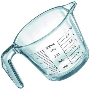 JARRA VIDRO MEDIDORA CRYSTAL 500ML ORIGINAL
