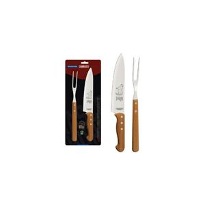 JOGO CHURRASCO INOX FACA/GARFO DYNAMIC TRAM