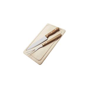 KIT CHURRASCO INOX FACA/GARFO/TABUA DYNAMIC TRAM