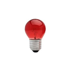 LAMPADA BOLINHA 220V*15W VERM BRASFORT