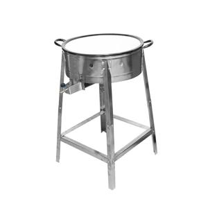 PASTELEIRO INOX MD C/TACHO BRANCO ESMALTADO N18 - 55129695