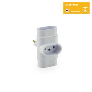 PINO ADAPTADOR TIPO BENJAMIM TRIPOLAR