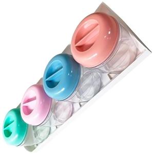 *PORTA CONDIM RED ACRIL JG 04PCS C/SUP TP/SORTIDA