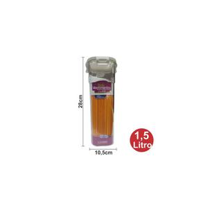 *PORTA MANTIMENTO MACARRAO 1,5L CRISTAL HERM 1881