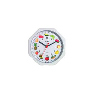 RELOGIO PAREDE OITAVADO 24CM FRUTAS 51453-3