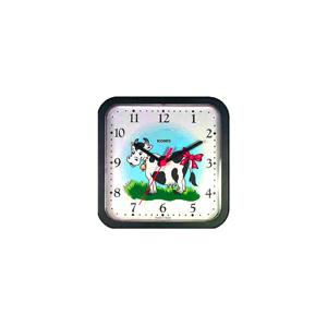 *RELOGIO PAREDE QUAD 24CM VAQUINHA 51473-1