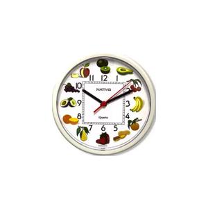 RELOGIO PAREDE RED 24CM FRUTAS 51459-5