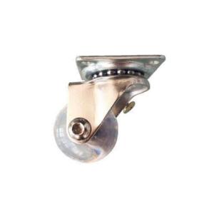 RODIZIO FERRO 35MM CHAPA 42MM C/RODA S/FREIO