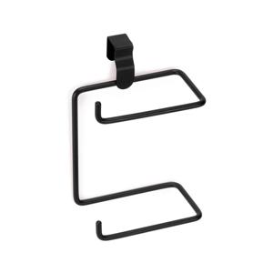 SUPORTE P/ PAPEL HIGIENICO DUPLO PRETO - 55129909
