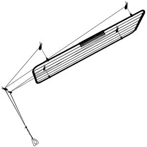 VARAL TETO 0,56MT*1,00MT 11500 BLACK SECALUX